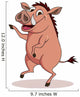 Warthog Cartoon Wall Decal