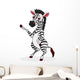 Zebra Cartoon Wall Decal