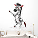 Zebra Cartoon Wall Decal