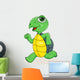 Turtle Running Wall Decal