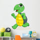 Turtle Running Wall Decal