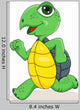 Turtle Running Wall Decal