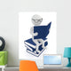 Read Worm Wall Decal