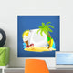 Summer Frame Vector Wall Decal