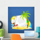 Summer Frame Vector Wall Decal