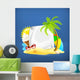 Summer Frame Vector Wall Decal