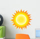 Sun Burning like Flame Wall Decal
