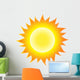 Sun Burning like Flame Wall Decal