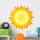Sun Burning like Flame Wall Decal