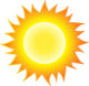 Sun Burning like Flame Wall Decal