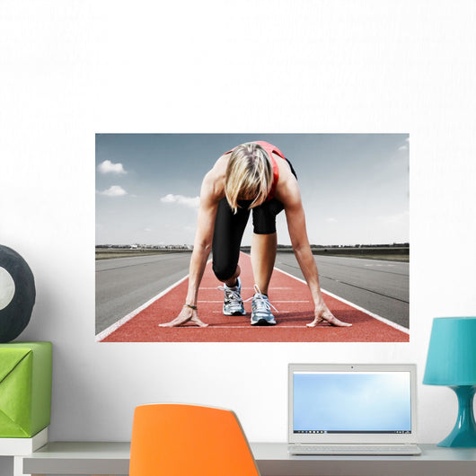 Runner Start Runway Wall Decal