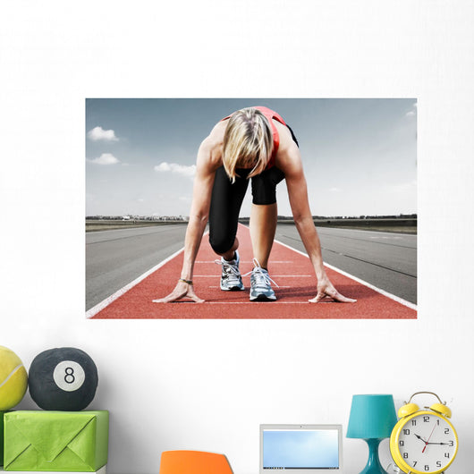 Runner Start Runway Wall Decal
