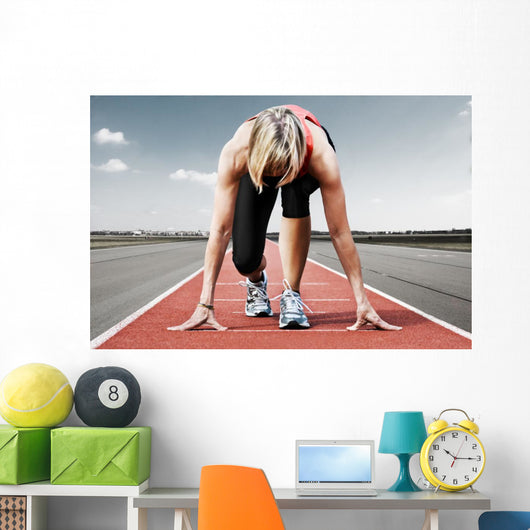 Runner Start Runway Wall Decal