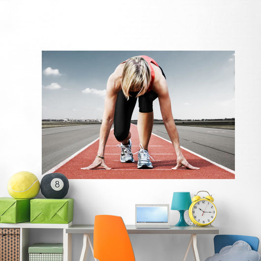 Runner Start Runway Wall Decal