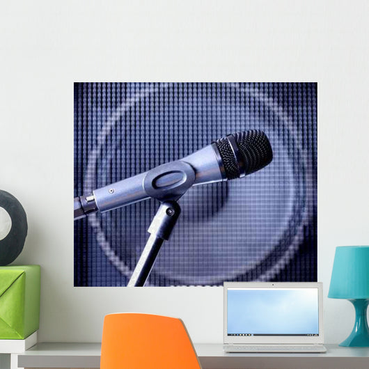 Microphone Wall Decal