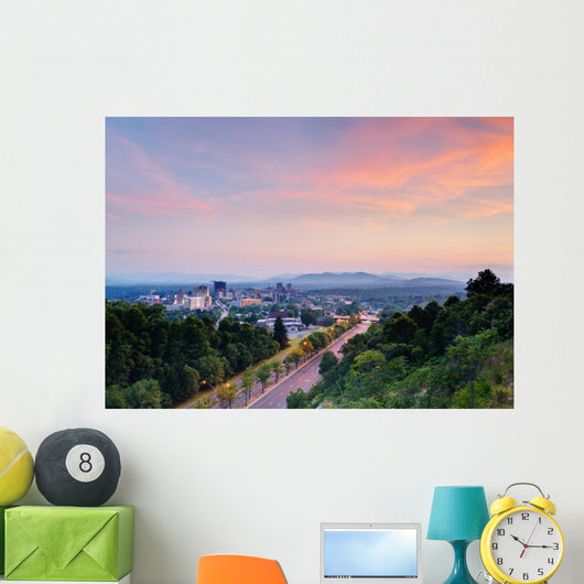 Asheville Skyline Wall Decal