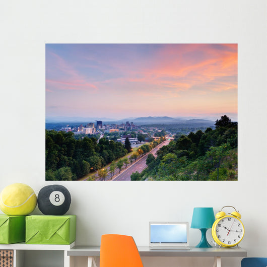 Asheville Skyline Wall Decal