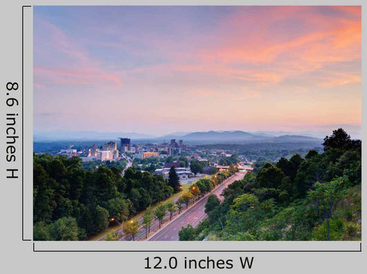 Asheville Skyline Wall Decal