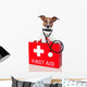 First Aid Dog Wall Decal