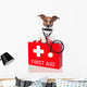 First Aid Dog Wall Decal