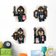 Pixel Soldiers from Blue Wall Decal