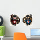Medieval Pixel Archers Wall Decal