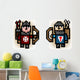 Medieval Pixel Archers Wall Decal