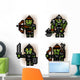 Pixel Orc Soldiers Wall Decal