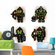 Pixel Orc Soldiers Wall Decal