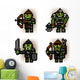 Pixel Orc Soldiers Wall Decal