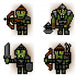 Pixel Orc Soldiers Wall Decal