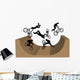 Cycling BMX Silhouette Wall Decal