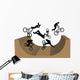 Cycling BMX Silhouette Wall Decal