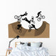 Cycling BMX Silhouette Wall Decal