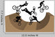 Cycling BMX Silhouette Wall Decal