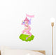 Pink Castle Tower Dragon Wall Decal