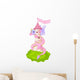 Pink Castle Tower Dragon Wall Decal