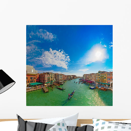 Wide Venice Landscape Wall Decal