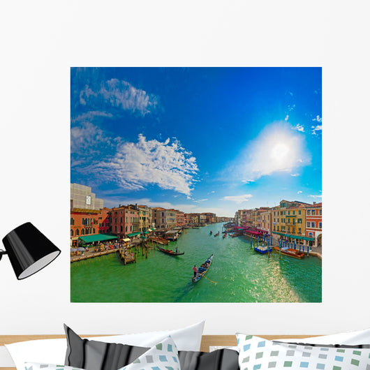 Wide Venice Landscape Wall Decal