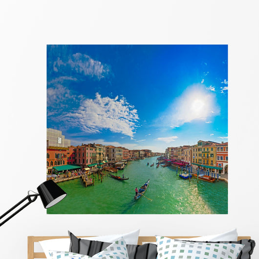 Wide Venice Landscape Wall Decal
