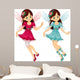Fairy with Roses Wall Decal