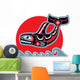 Orca Killer Whale Native Wall Decal