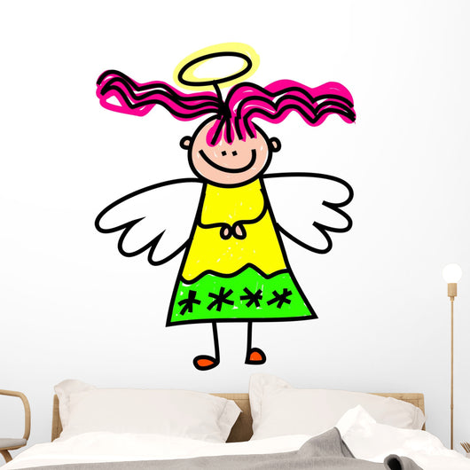 Angelic Kid Wall Decal