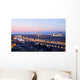 Beautiful Sunset over River Wall Decal