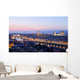 Beautiful Sunset over River Wall Decal
