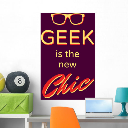 Geek Poster Wall Decal