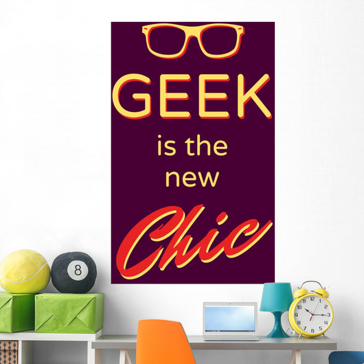 Geek Poster Wall Decal