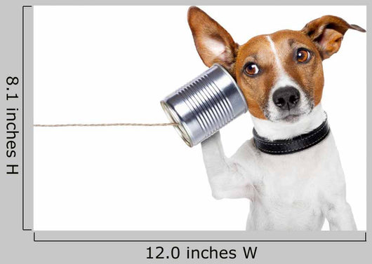 Dog Phone Wall Decal