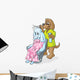 Doggie Hairstylist Wall Decal