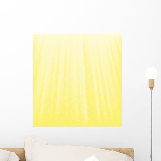 Yellow Light Vector with Wall Decal